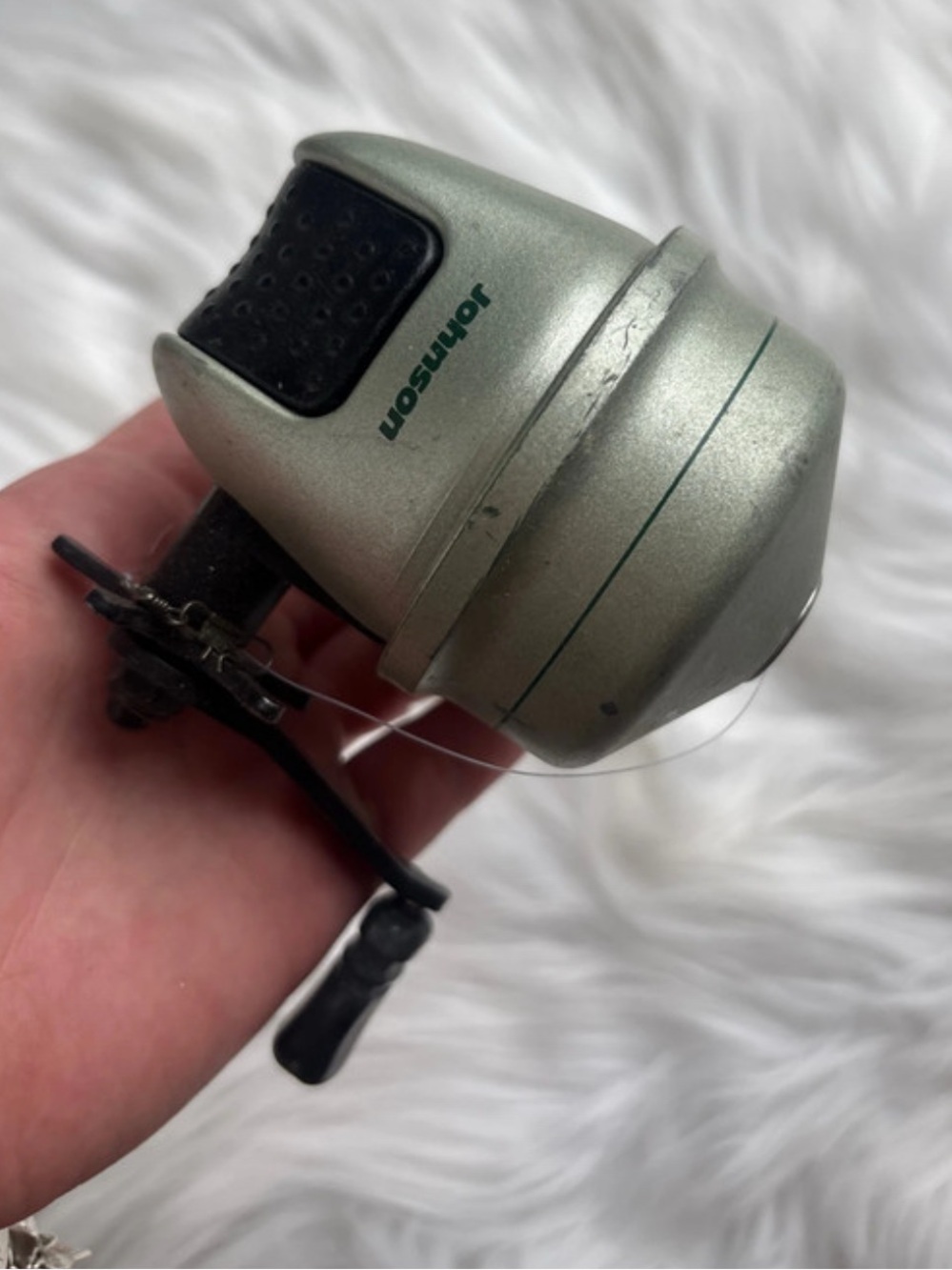 TangleFree 10 Spincast Fishing Reel - Silver
